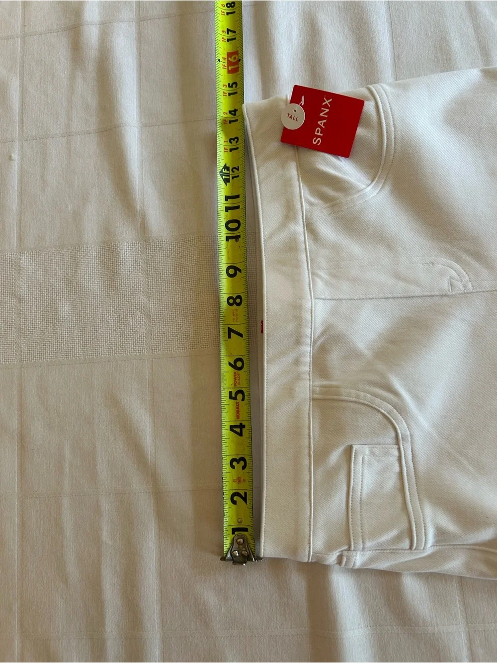 NWT SPANX Ankle Jeanish Leggings White Size Medium Tall